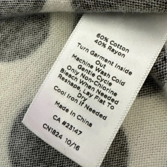 Talbots Oprah Magazine Collection Black Ivory Polka Dots Cardigan Sz S P… - Picture 6 of 6